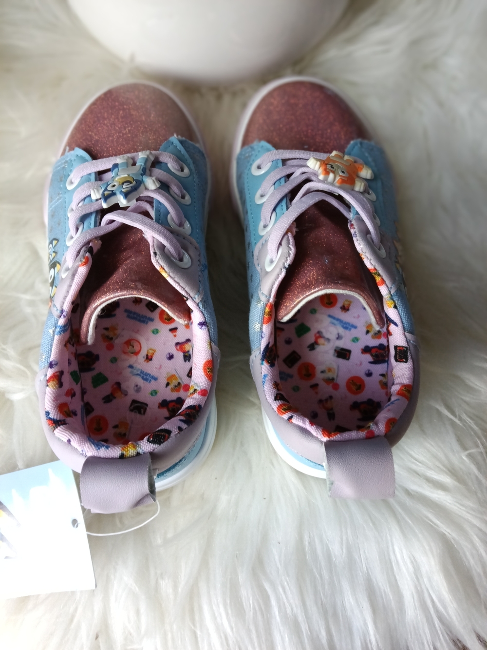 Kids Bluey Sneakers in Pink & Blue - Picture 7 of 7